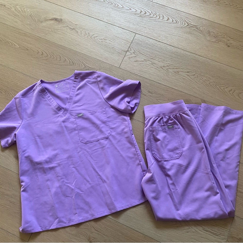 Figs Lilac Scrub Set
